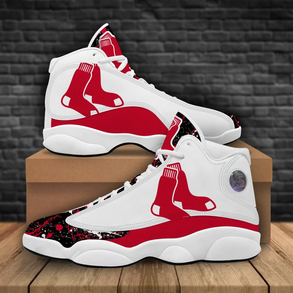 Women's Boston Red Sox Limited Edition AJ13 Sneakers 001